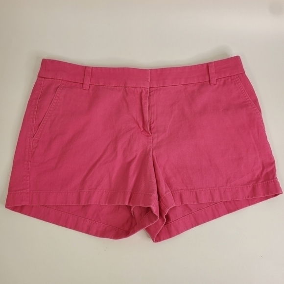 J. Crew Women’s Bright Hot Pink Shorts Size 12 - Picture 1 of 8
